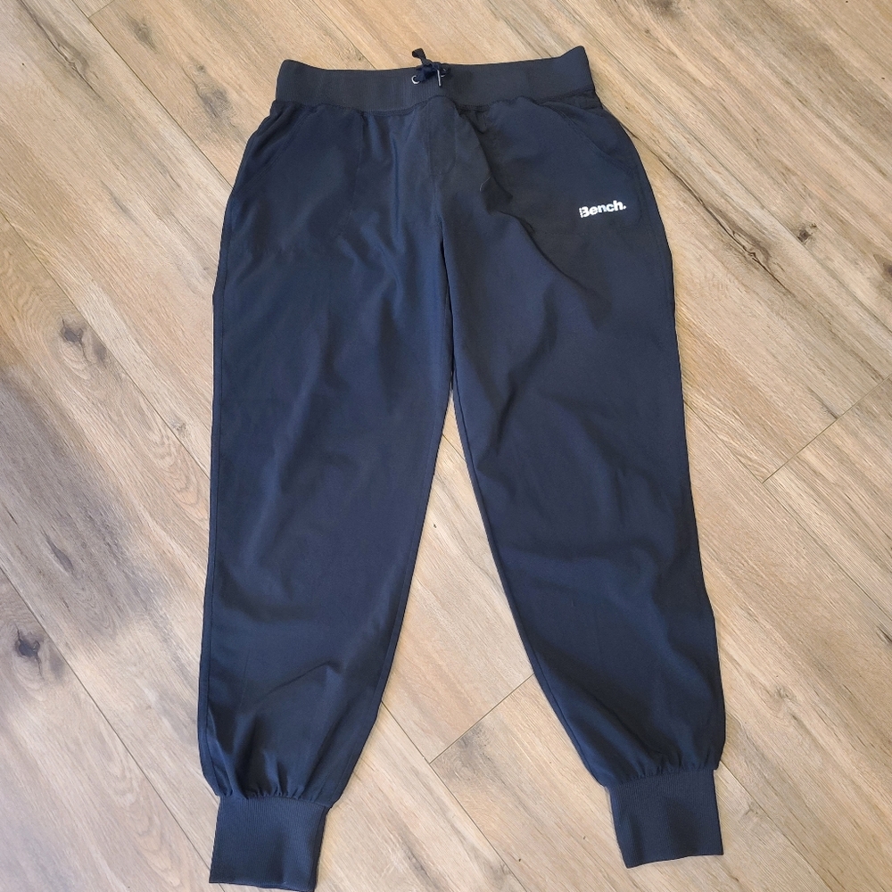 Bench Black Track Pants with Logo